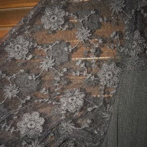 Maurices Tops - ☀️SALE☀️Black blouse with sheer lace Maurices Tops - ☀️SALE☀️Black blouse with sheer lace